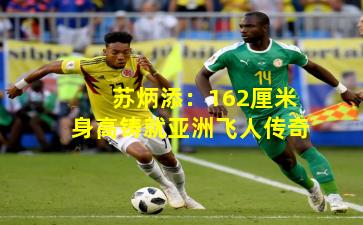 苏炳添：162厘米身高铸就亚洲飞人传奇