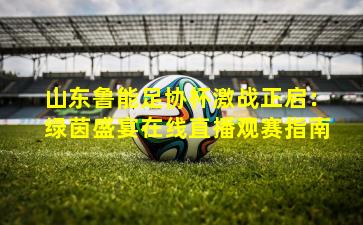 山东鲁能足协杯激战正启：绿茵盛宴在线直播观赛指南